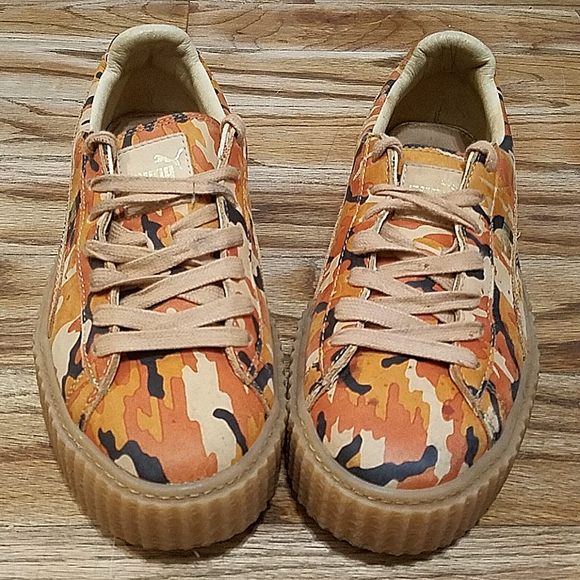 Puma Shoes Puma Fenty Camo Platform Sneakers Poshmark